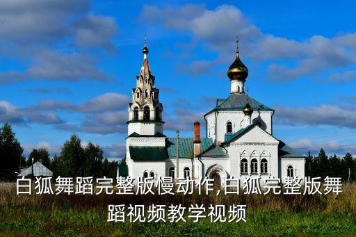 儿童白狐舞蹈完整版慢动作,白狐完整版舞蹈视频教学视频