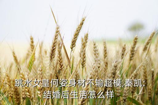  跳水女皇何姿身材不输超模,秦凯:结婚后生活怎么样