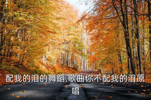 你不配我的泪的舞蹈,歌曲你不配我的泪原唱
