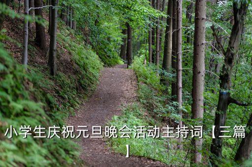 小学生庆祝元旦晚会活动主持词【三篇】