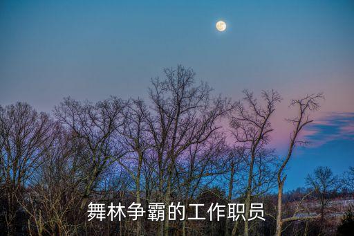 舞林争霸的工作职员