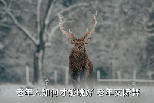  老年人如何才能跳好 老年交际舞