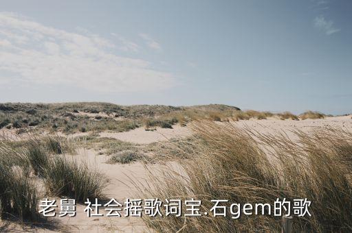 老舅 社会摇歌词宝.石gem的歌