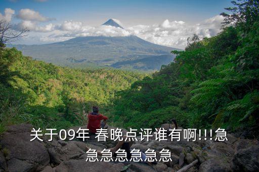 关于09年 春晚点评谁有啊!!!急急急急急急急