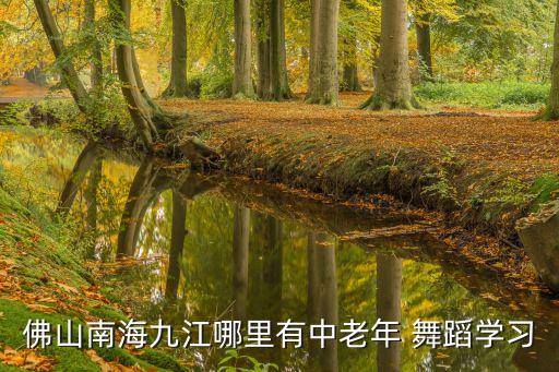 佛山南海九江哪里有中老年 舞蹈学习