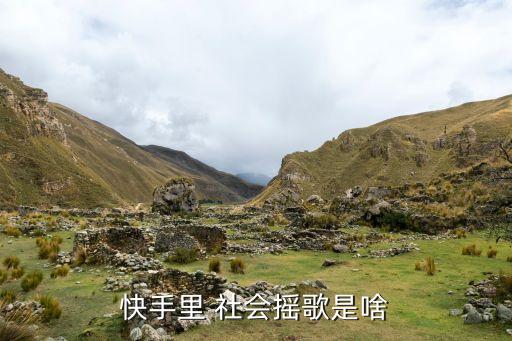 快手里 社会摇歌是啥