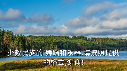 少数民族的 舞蹈和乐器,请按照提供的格式,谢谢!