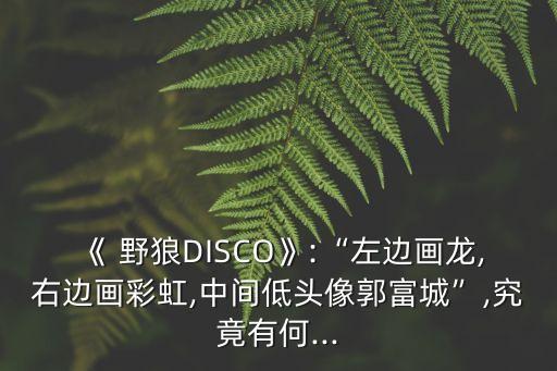 野狼网红舞蹈,野狼disco舞蹈完整版