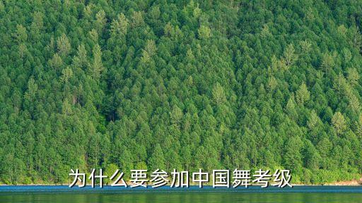 为什么要参加中国舞考级