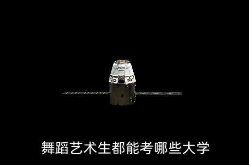  舞蹈艺术生都能考哪些大学