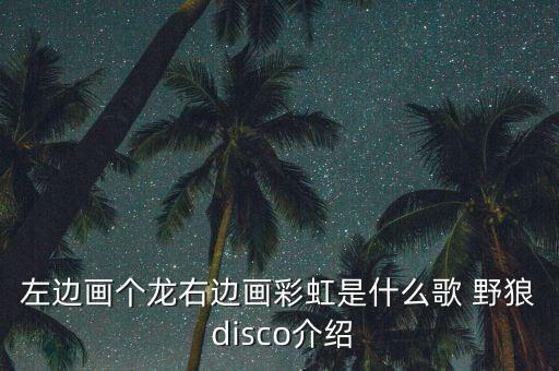 左边画个龙右边画彩虹是什么歌 野狼 disco介绍