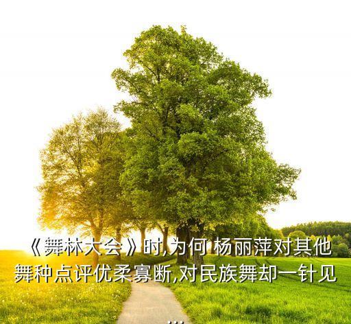 杨丽萍的习惯有你舞蹈