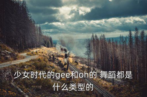 少女时代的gee和oh的 舞蹈都是什么类型的