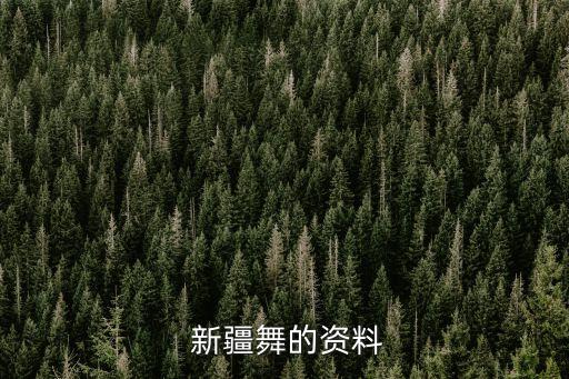  新疆舞的资料