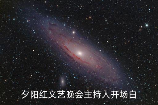 夕阳红文艺晚会主持人开场白