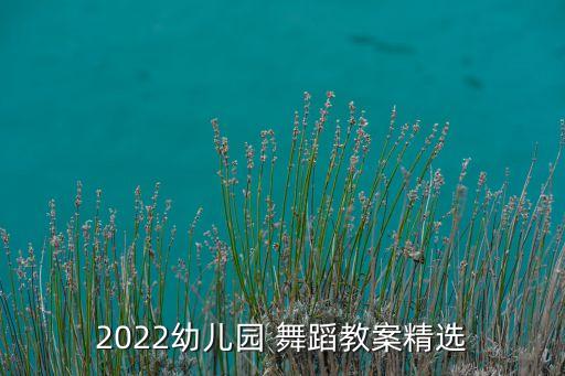 2022幼儿园 舞蹈教案精选