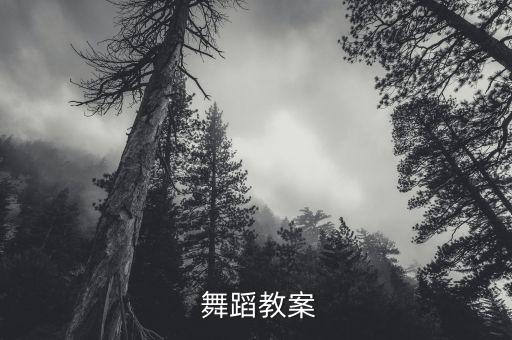  舞蹈教案