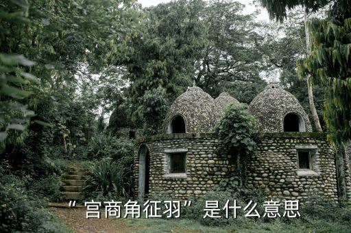 “ 宫商角征羽”是什么意思