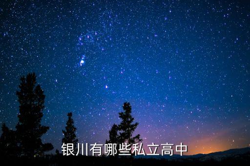 银川有哪些私立高中