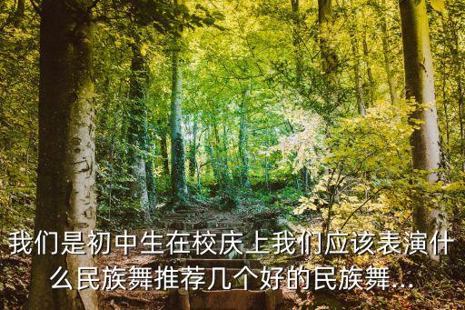 我们是初中生在校庆上我们应该表演什么民族舞推荐几个好的民族舞...