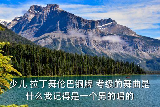 少儿 拉丁舞伦巴铜牌 考级的舞曲是什么我记得是一个男的唱的