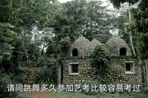 请问跳舞多久参加艺考比较容易考过