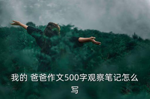 我的 爸爸作文500字观察笔记怎么写