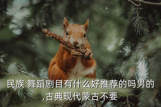 民族 舞蹈剧目有什么好推荐的吗男的,古典现代蒙古不要