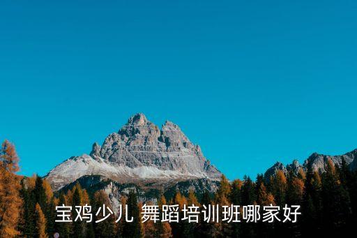 宝鸡少儿 舞蹈培训班哪家好