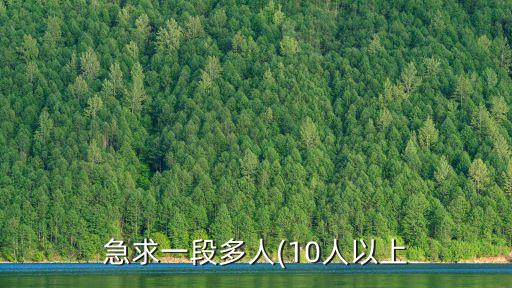 急求一段多人(10人以上
