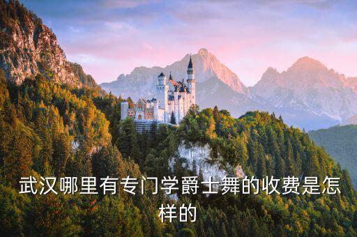  武汉哪里有专门学爵士舞的收费是怎样的