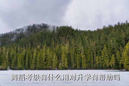  舞蹈考级有什么用对升学有帮助吗