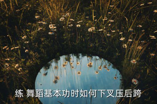 舞蹈中的做跨怎么做,舞蹈后跨跟怎么练要求