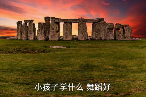 小孩子学什么 舞蹈好