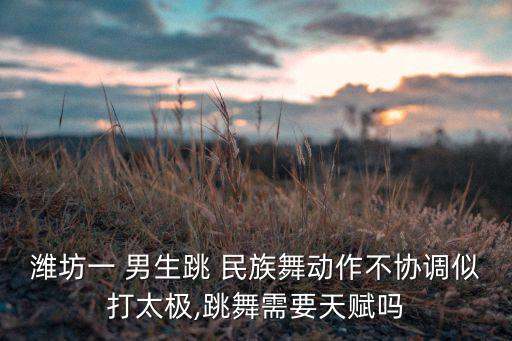 潍坊一 男生跳 民族舞动作不协调似打太极,跳舞需要天赋吗