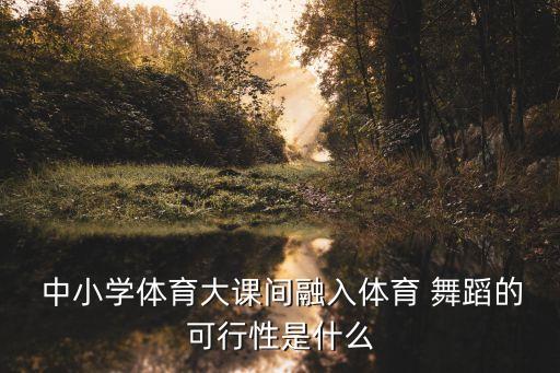  中小学体育大课间融入体育 舞蹈的可行性是什么