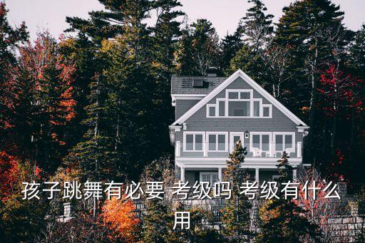舞蹈需要考级吗,舞蹈教资怎么考
