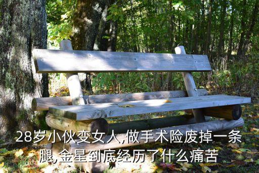 28岁小伙变女人,做手术险废掉一条腿,金星到底经历了什么痛苦