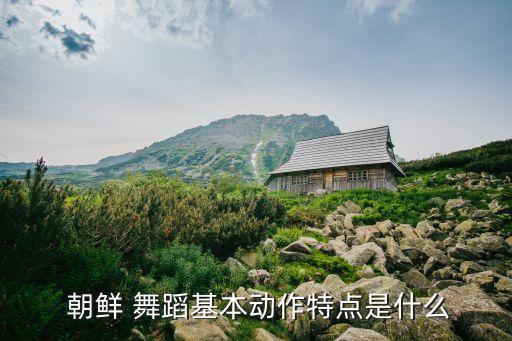 朝鲜 舞蹈基本动作特点是什么
