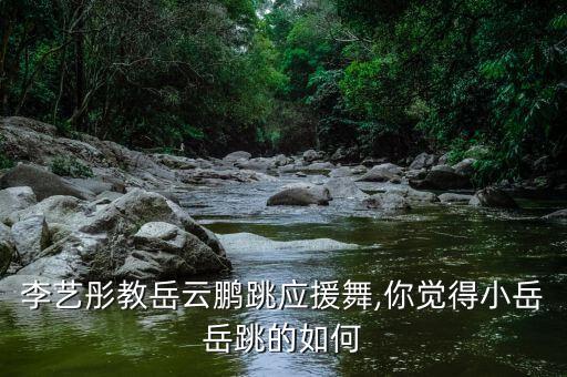 李艺彤教岳云鹏跳应援舞,你觉得小岳岳跳的如何