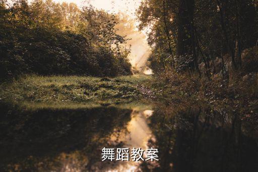  舞蹈教案