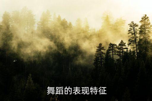  舞蹈的表现特征