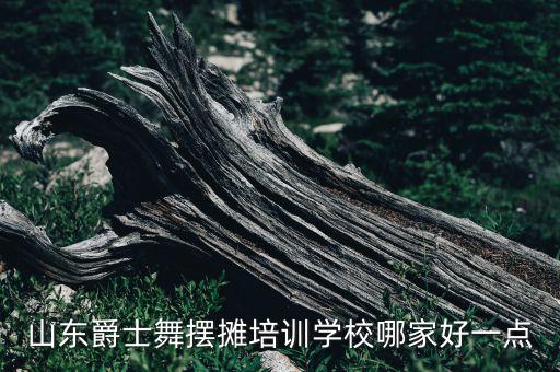 山东爵士舞摆摊培训学校哪家好一点