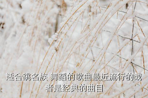 适合跳名族 舞蹈的歌曲最近流行的或者是经典的曲目