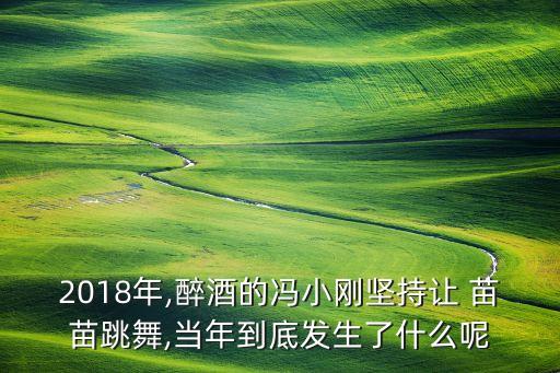2018年,醉酒的冯小刚坚持让 苗苗跳舞,当年到底发生了什么呢