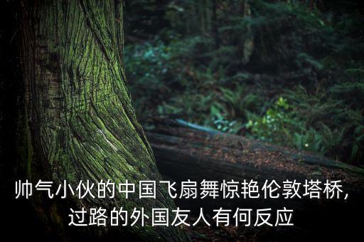 帅气小伙的中国飞扇舞惊艳伦敦塔桥,过路的外国友人有何反应