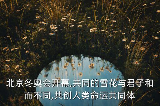 北京冬奥会开幕,共同的雪花与君子和而不同,共创人类命运共同体