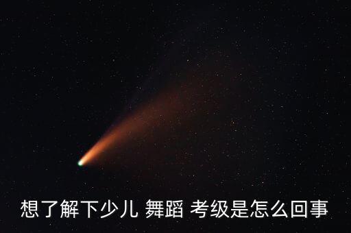 想了解下少儿 舞蹈 考级是怎么回事