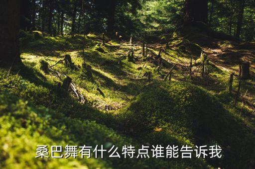  桑巴舞有什么特点谁能告诉我