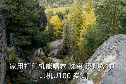 家用打印机能唱卷 珠帘,汉印A4打印机U100 实测